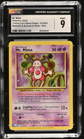 Mr. Mime CGC 9 Trading Card Game Classic 013/034
