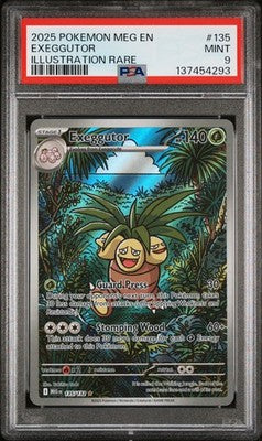 Exeggutor PSA MINT 9 Pokemon MEG Mega Evolution 135