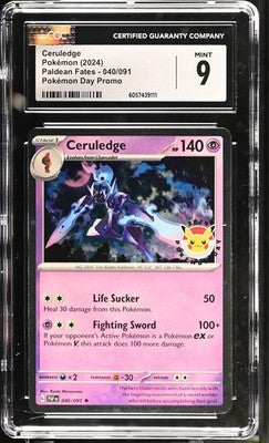 Ceruledge CGC 9 Pokemon Day 2024 Promo 040/091