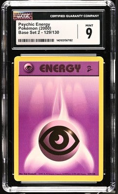 Psychic Energy CGC 9 Base Set 2 129/130