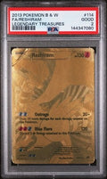 Fa/Reshiram PSA GOOD 2 Pokemon Black & White Legendary Treasures 114