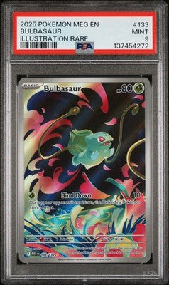 Bulbasaur PSA PSA MINT 9 Pokemon Meg En-Mega Evolution 133 {{variant}}