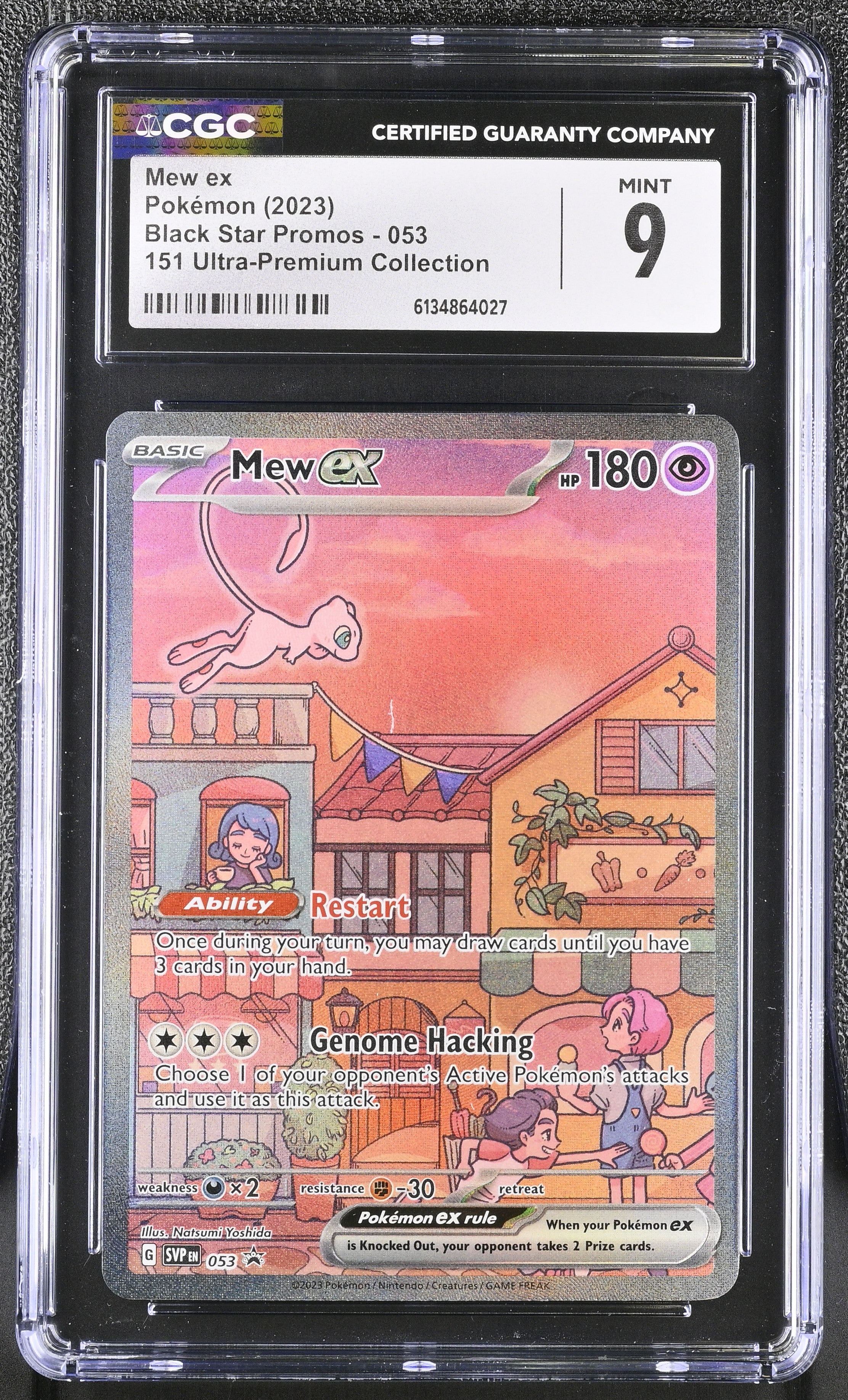 Mew Ex CGC MINT 9 Black Star Promos 053
