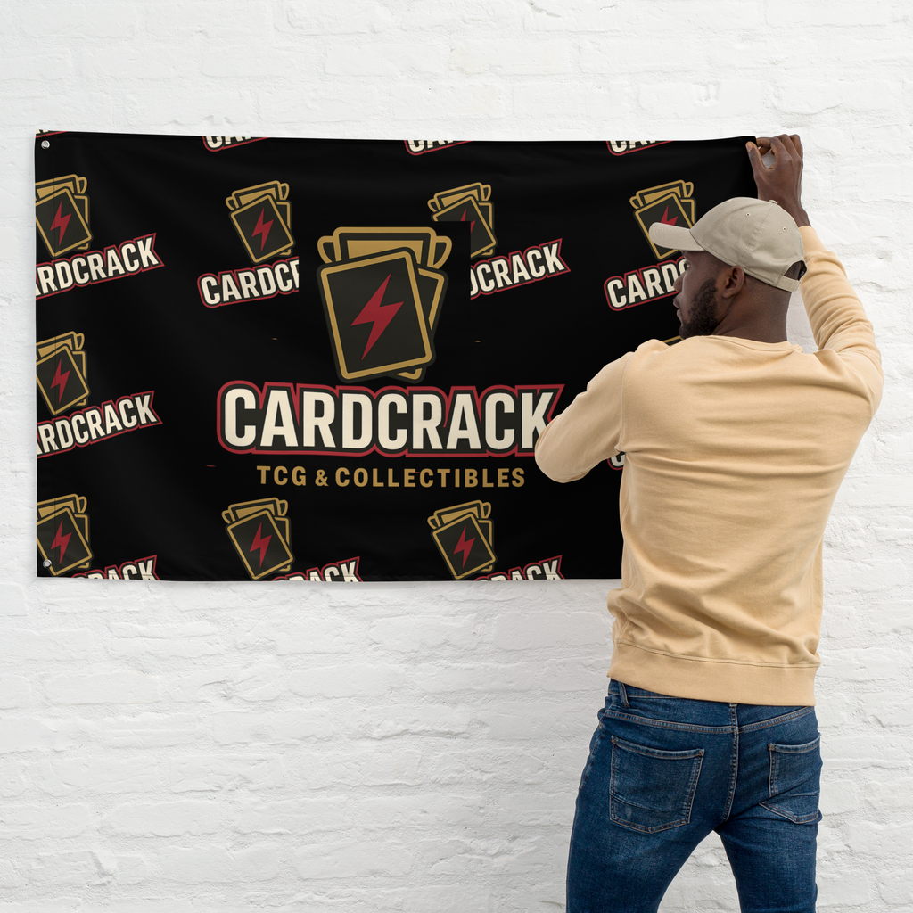 XL 35x56 Breaker Flag for TCG Sports Live Streams Setup | Backdrop Banner for Whatnot TikTok eBay Live | Custom Rip Room Setup | Pokémon MTG Lorcana Palworld