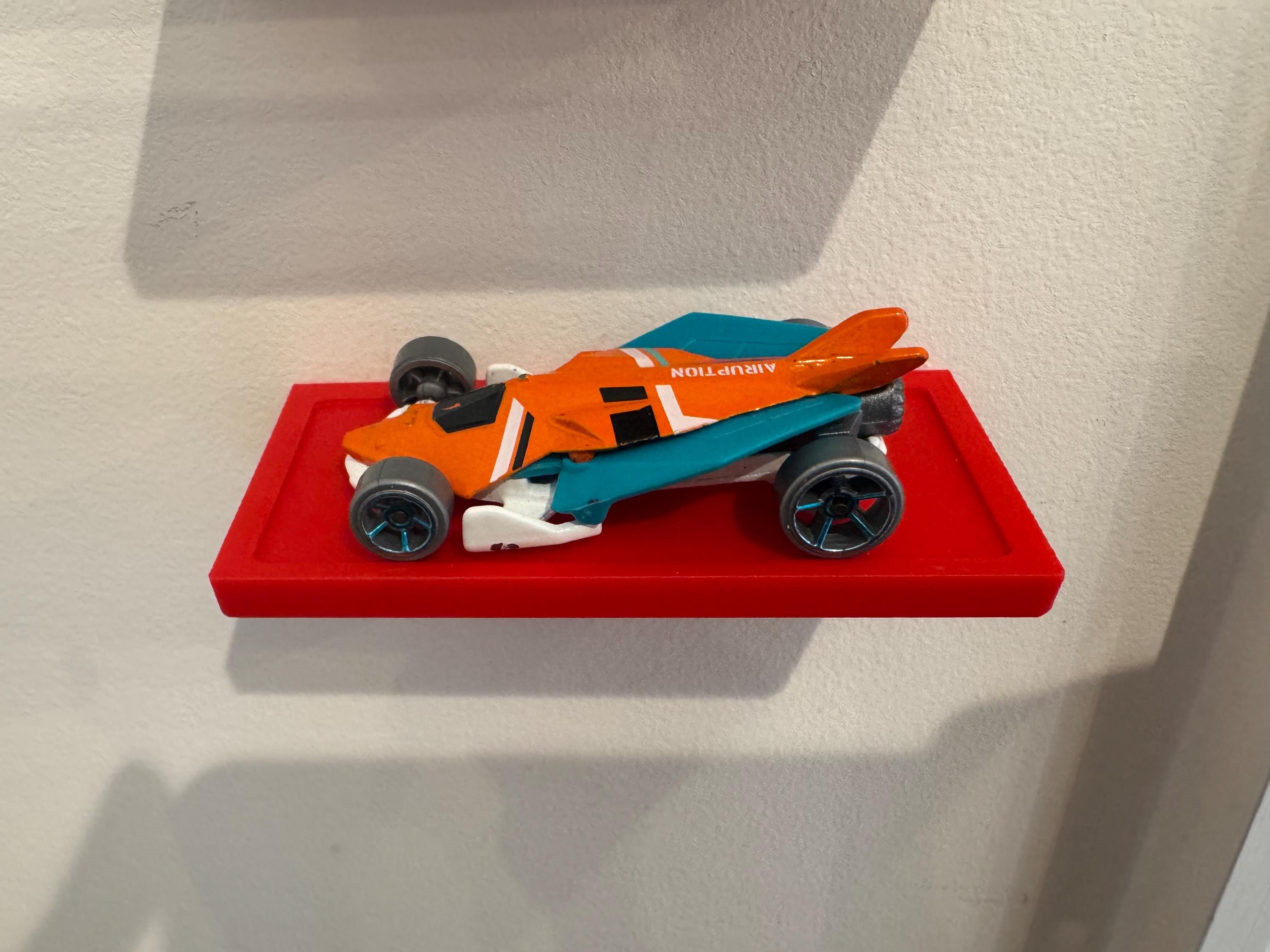 Floating Wall Shelf for Hot Wheels and Matchbox Cars | 1:64 Scale Diecast Display | Toy Car Mount Storage for Die-Cast Collectibles
