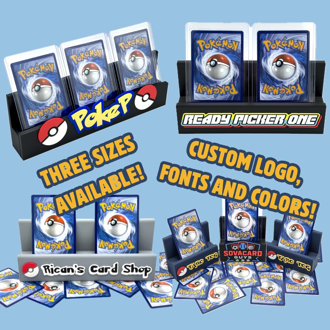 Custom TCG Display Stands | Personalized Card Holder | Whatnot TikTok eBay Live Breaker Stand | Fits PSA Top Loaders | One Piece Pokémon MTG