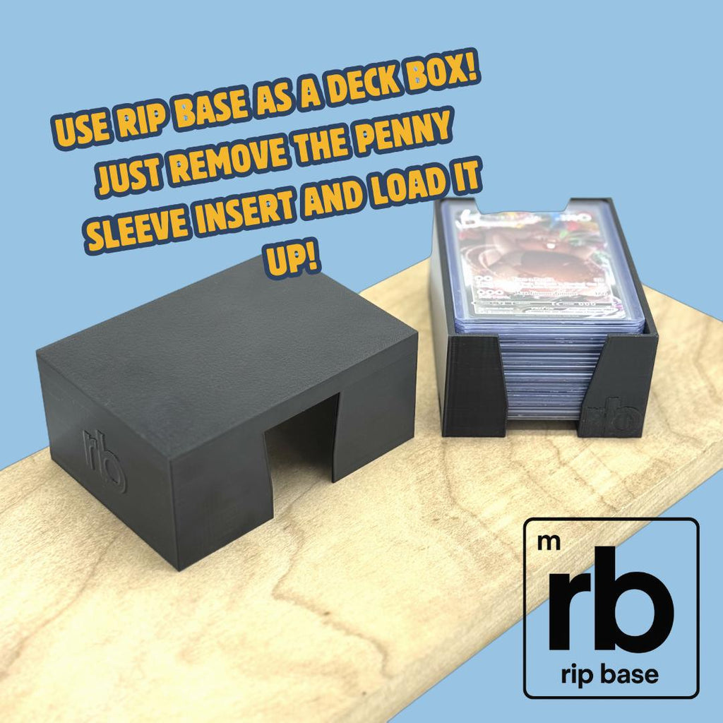 Portable TCG Sports Trading Cards Toploader Penny Sleeves Organizer | Magnetic Semi Rigid Sleeve Team Bag Storage Dispenser | Whatnot Tiktok