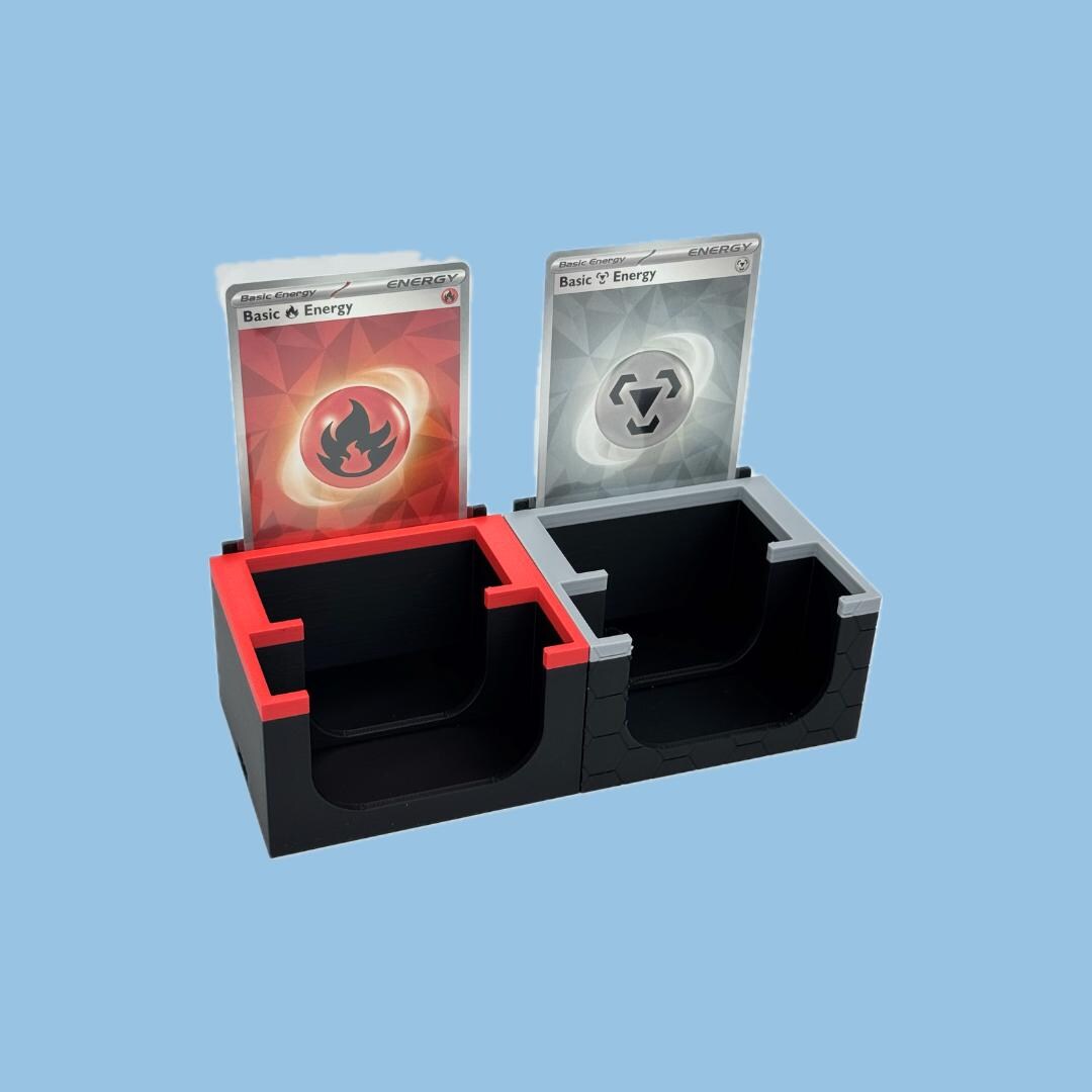 Energy Break Rip and Ship Organizer Sort Box Set for Live Stream | TCG Card Stand for Bulk and Hits | Whatnot TikTok eBay Live | Pokémon MTG