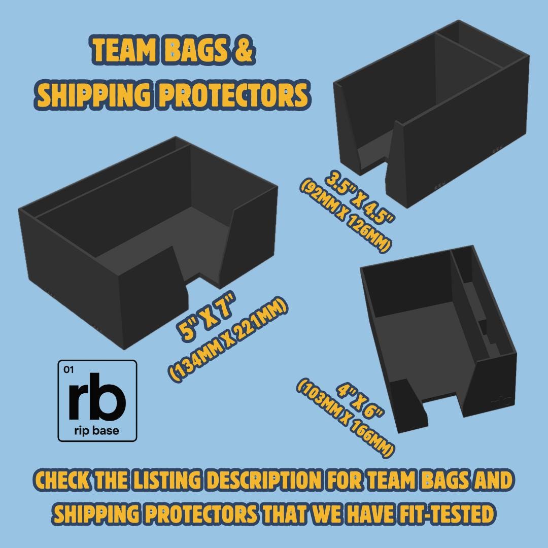 Rip Base Modular Trading Card Games TCG Sports Card Penny Sleeve Toploader Cardsaver Team Bag Magnetic One-Touch Dispenser Organizer System