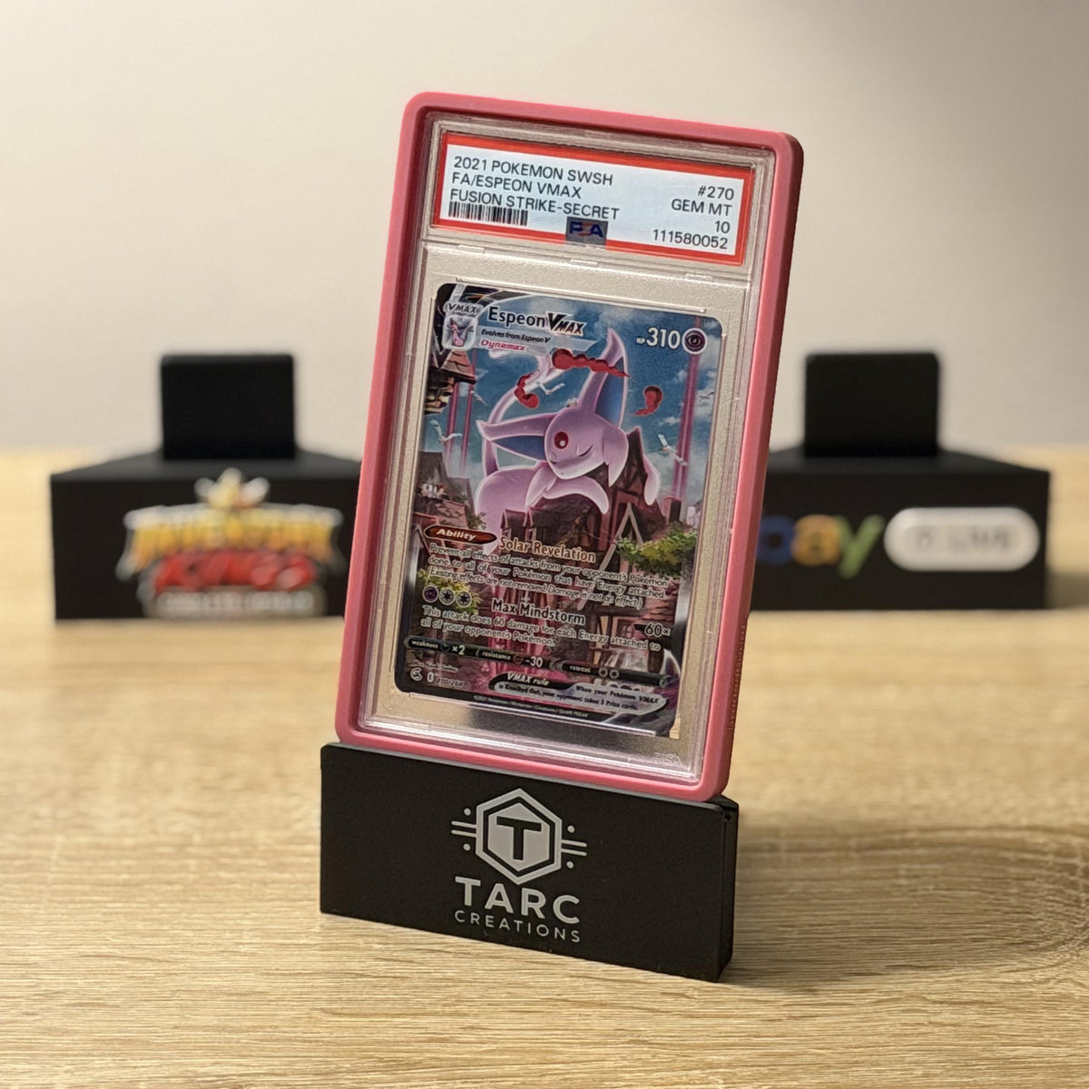 Personalized Trading Card Stand | Adjustable PSA Slab Graded Card Display | MagStand for TCG, Sports Cards & Top Loaders | Whatnot TikTok